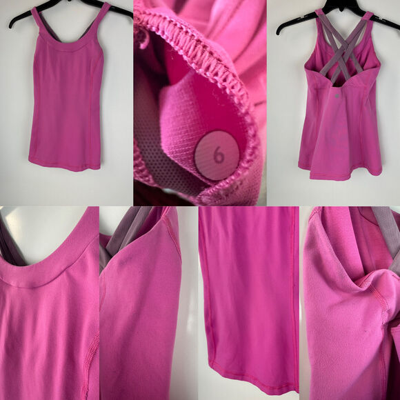 Lululemon Huge Bundle Lot Of 9 Sleeveless Work Out Tank Tops Womens Size 6 *Flaw - Picture 6 of 16